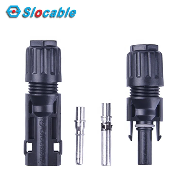 Slocable Branch Cable 6mm2 Solar Cable Main Line 10cm and 4mm2 Branch Line 10cm Solar Wire with Solid Copper Connector