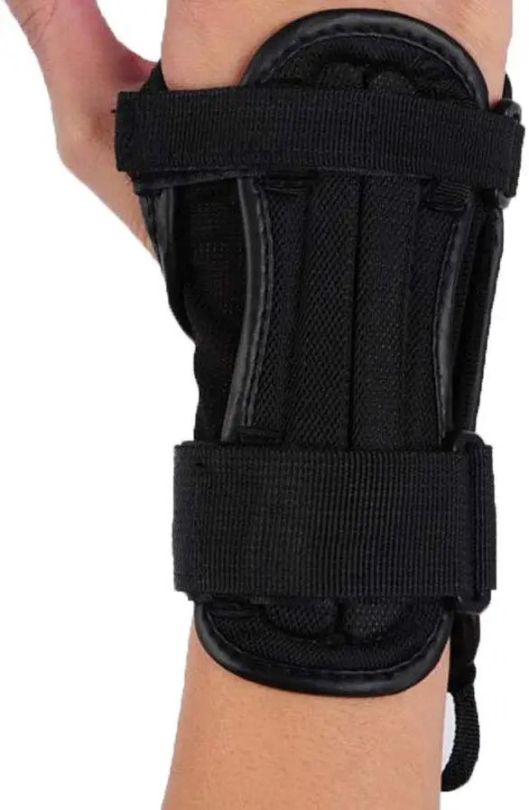 Ski Gloves Extended Wrist Palms Protection Roller Skating Hard Gauntlets Adjustable Skateboard Gauntlets Support