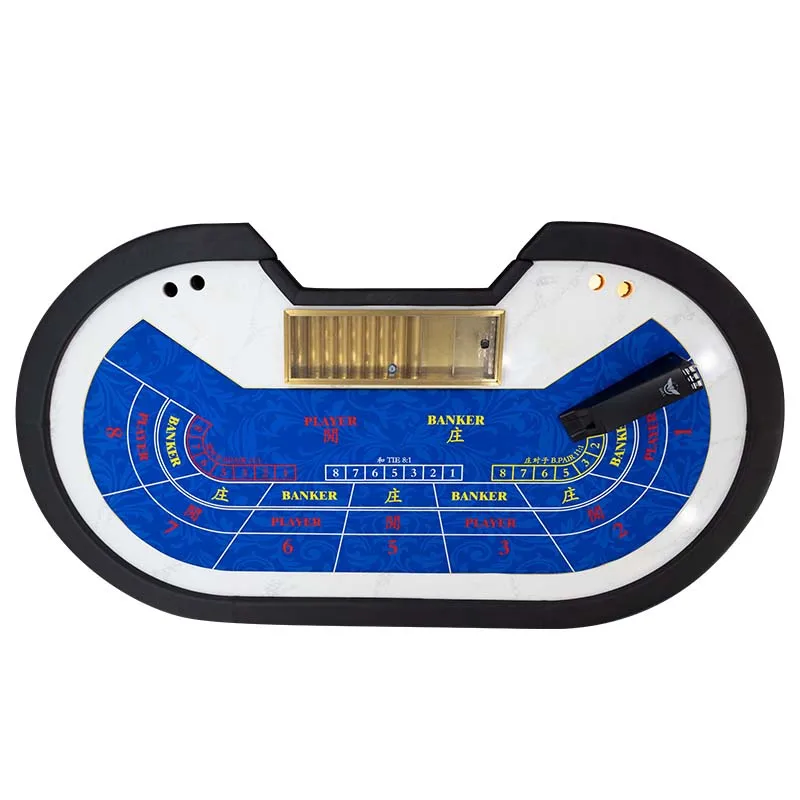 AoBo Luxury High Quality Marble Baccarat Table Customized Premium Baccarat Table for casino