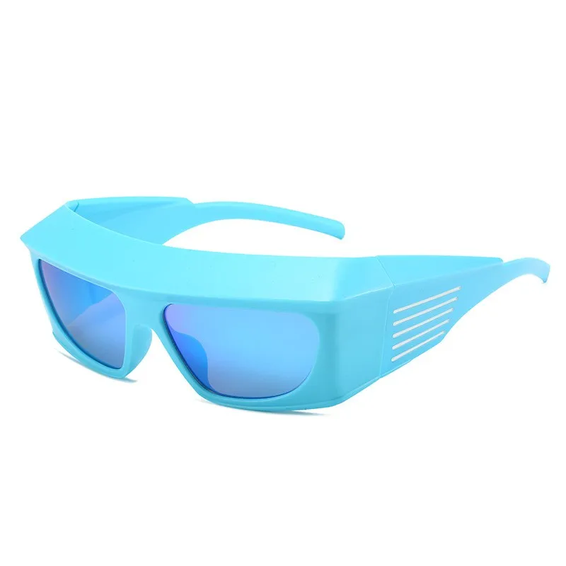 2023 New arrival personality oversized sports sunglasses windproof cycling shades