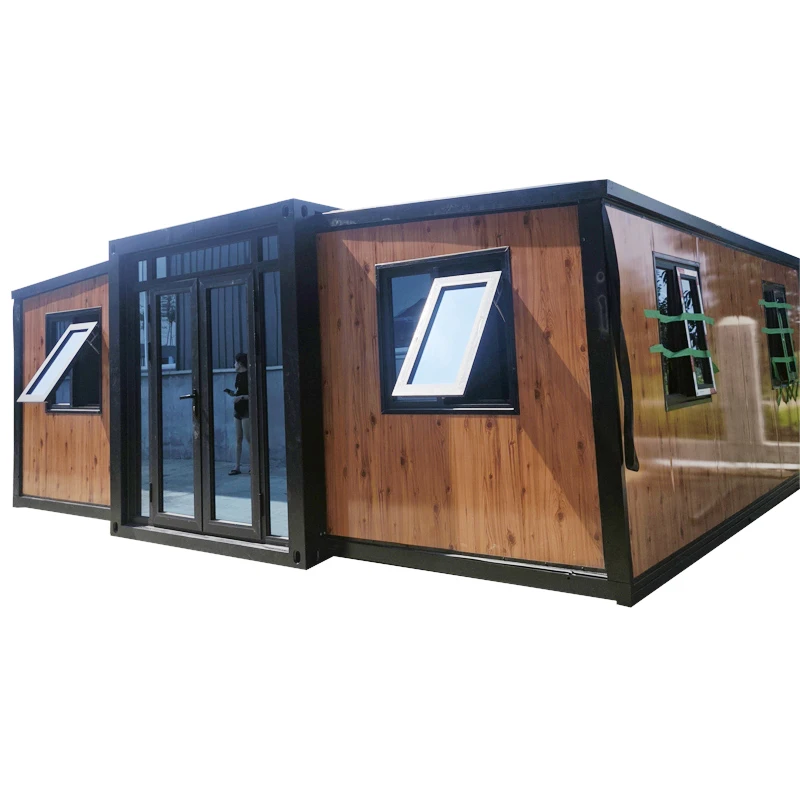 container house 3 bedroom with kitchen and living furnished cabin homes villa  40ft prefabricated container house luxury