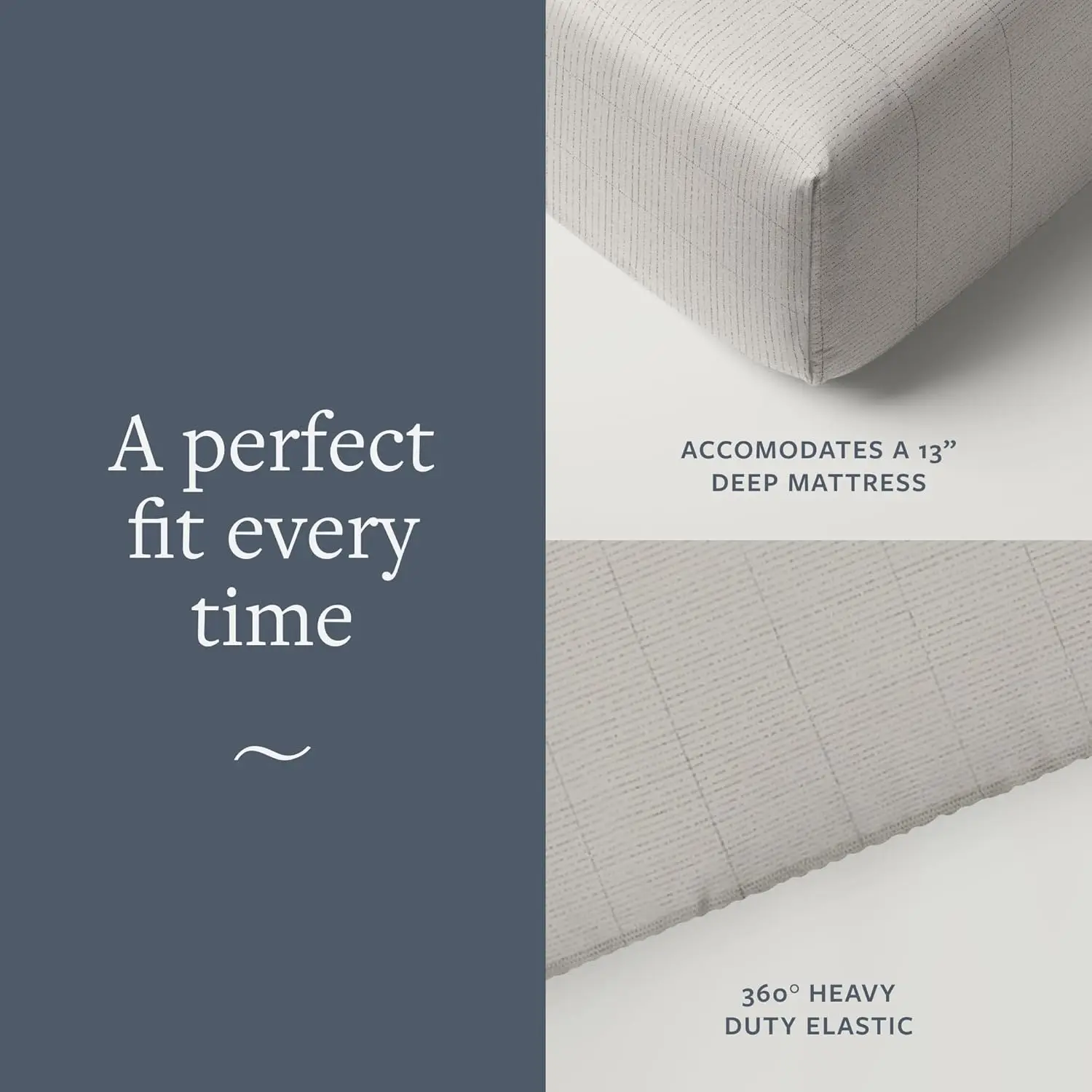 Grounding Fitted Sheets, Organic Cotton 95%+Pure Silver 5%, Earthing Bed Sheets, Fitted Bed Sheet with Grounding Cord