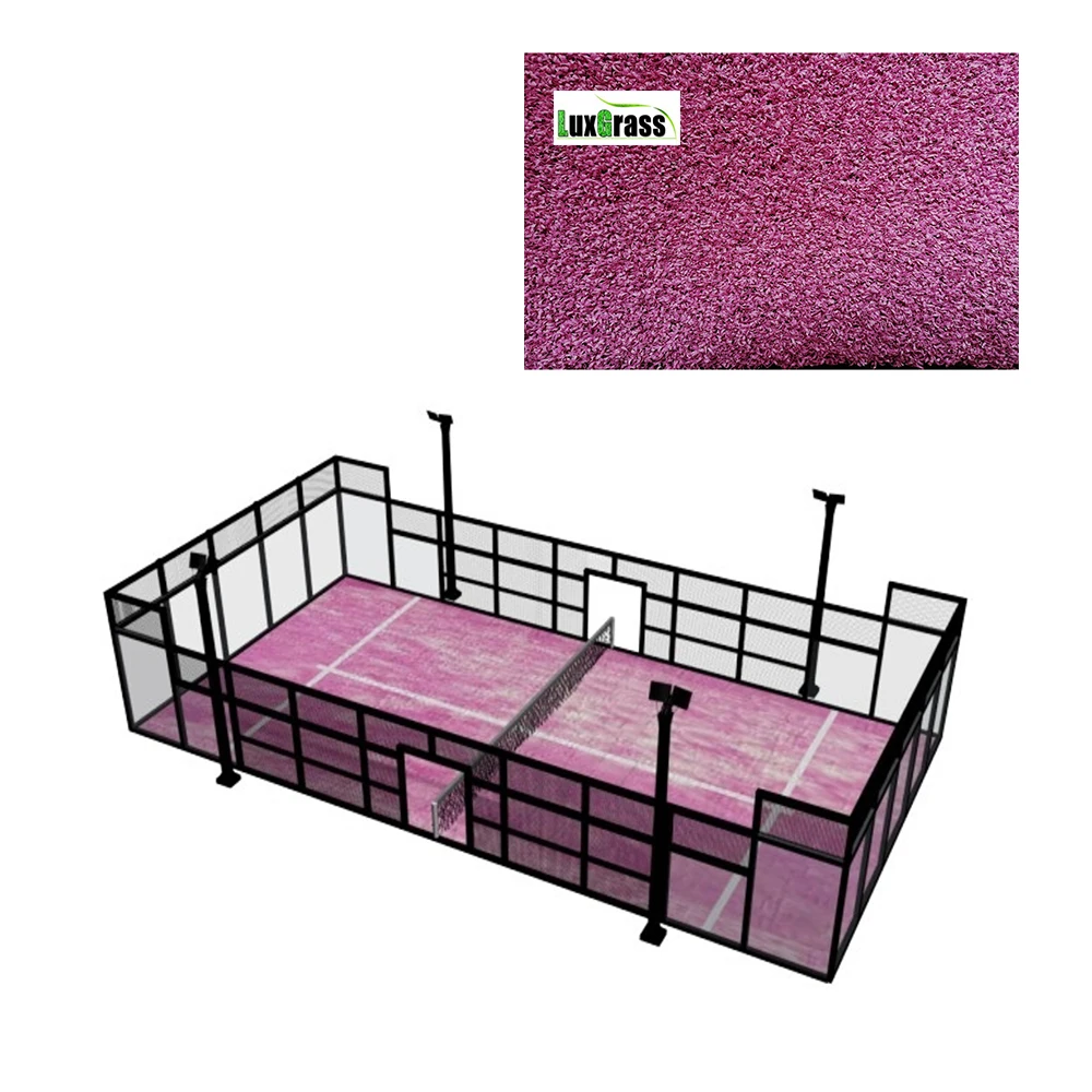 European Standard Super Padel Court Artificial Turf Grass, Badminton Court Flooring