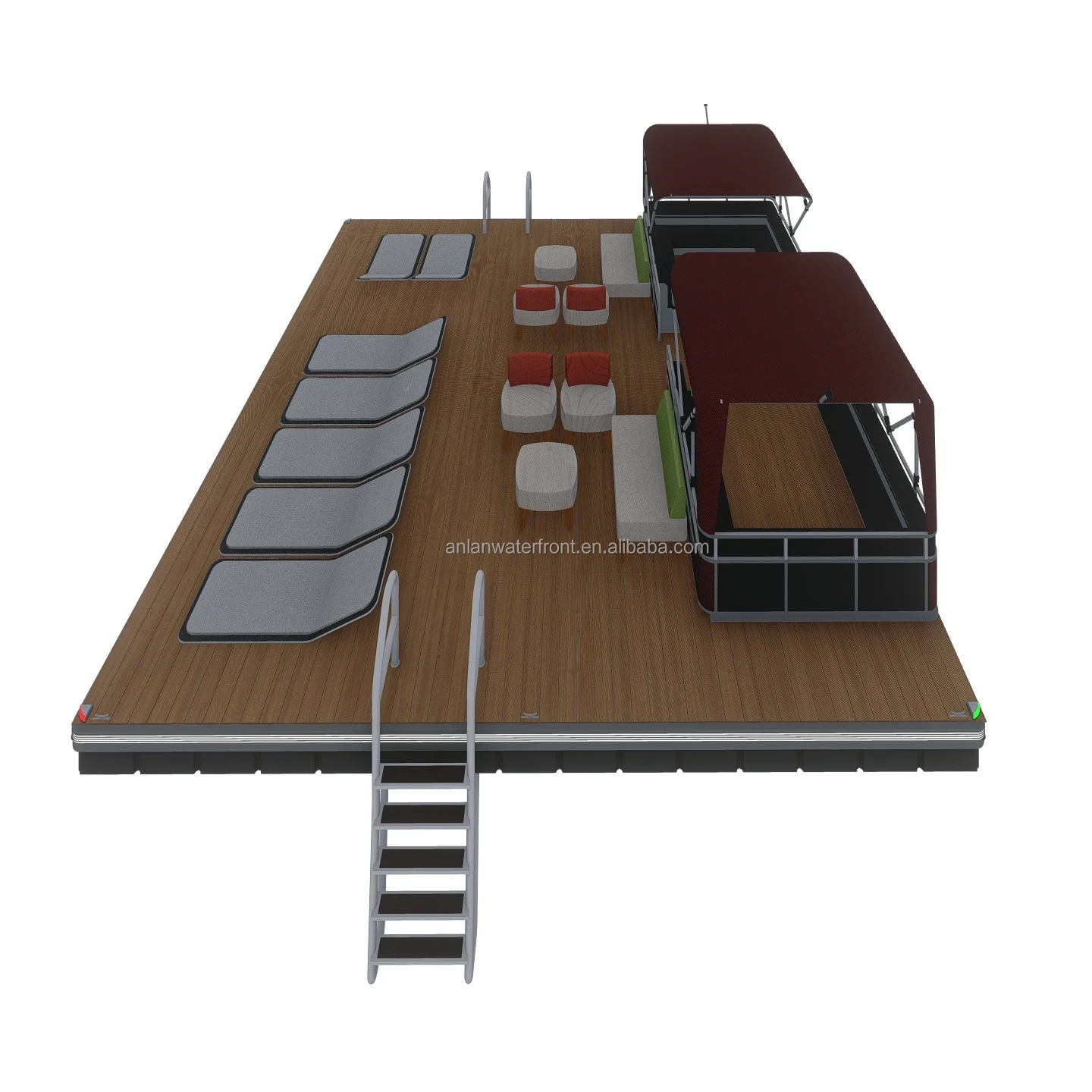 Поставка от производителя, плавающий бассейн, плавающий бар, плавающий кофейный бар для бассейна