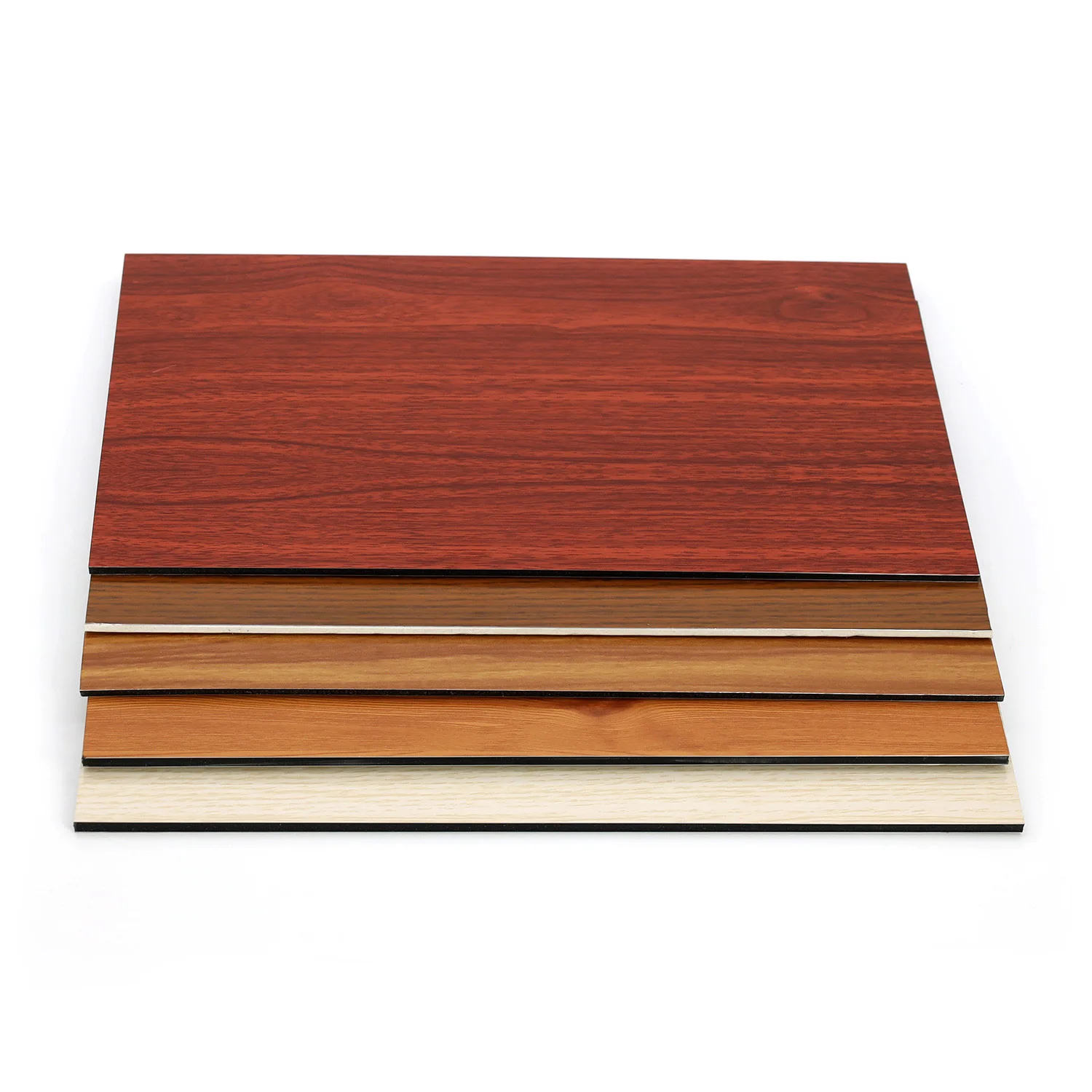 aluminum post wood veneer composite fence wall panel outdoor aluminum