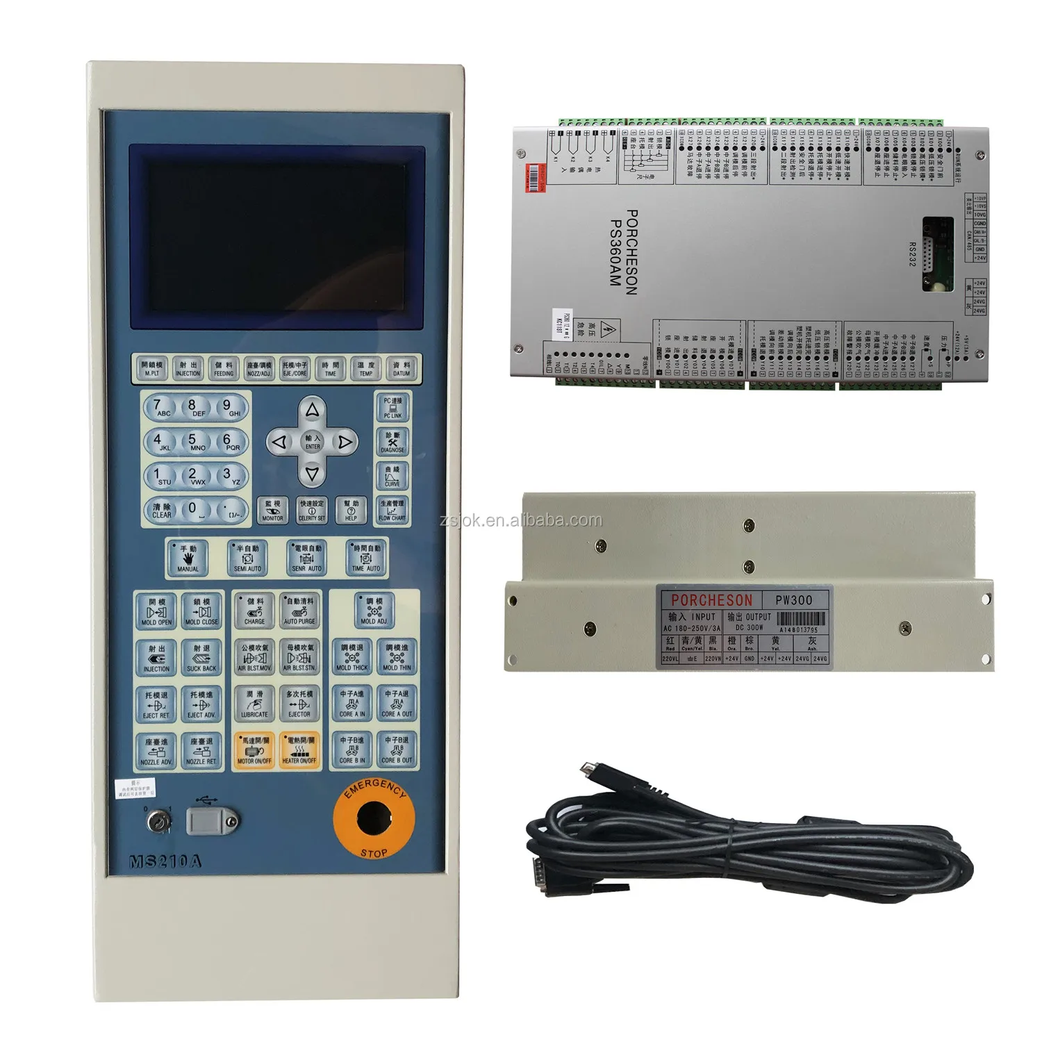 PORCHESON PS360AM MS210A полный комплект системы управления контроллер PLC для литьевой