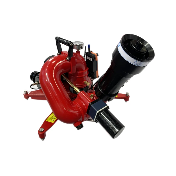 TL Large Flow Electric Remote Control Fire Cannon Fire Fighting Foam Water Monitor