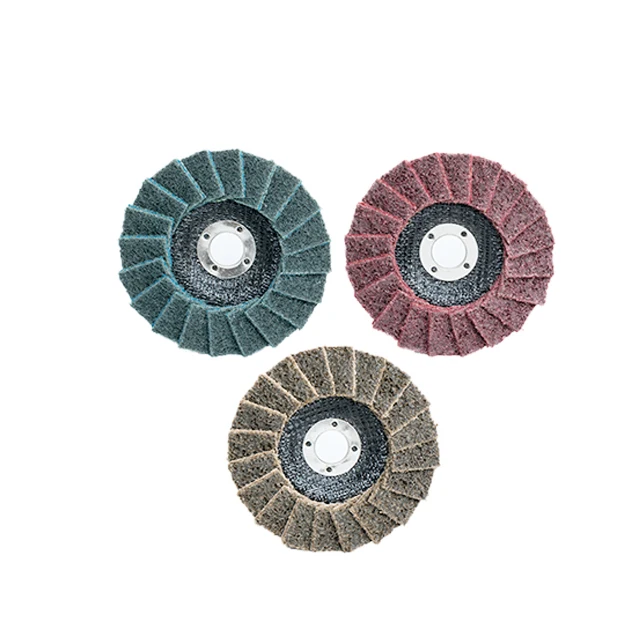 
 BIBIELLE Coarse, medium, fine grit brite surface conditioning nylon disc with fiberglass backing  