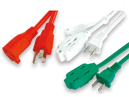 Factory cost 110V orange 1outlet with grounding US type outdoor use heavy duty power extension cable