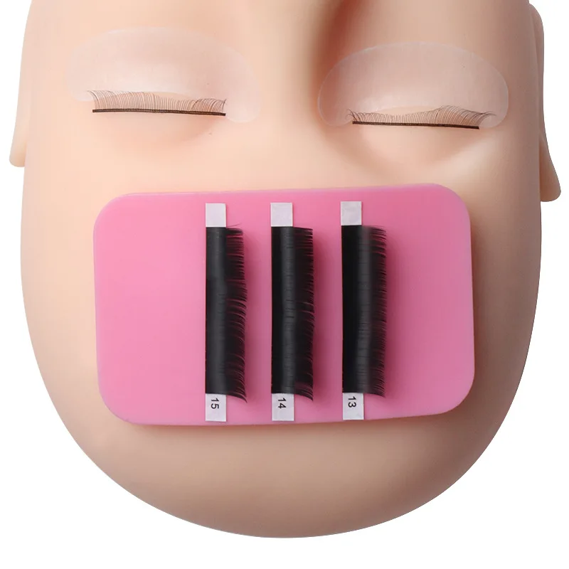 Factory direct graft eyelash silicone shims planted eyelash square forehead stick eyelash tool forehead shims