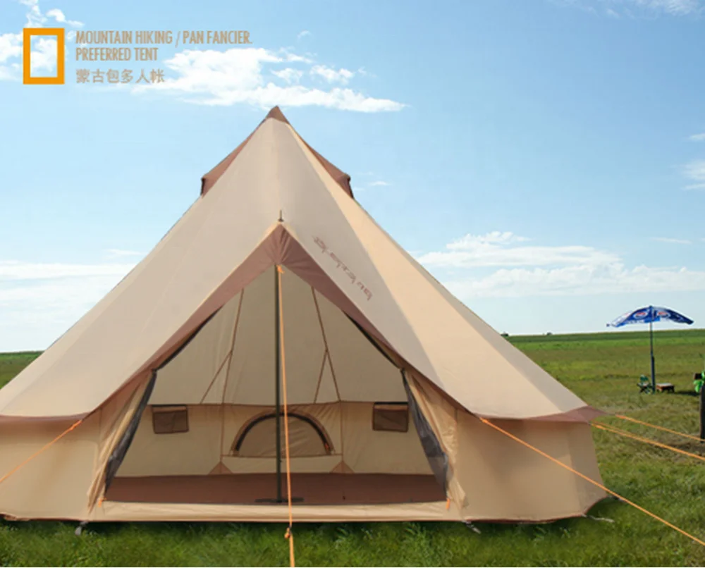 outdoor cotton waterproof canvas bell tent for sale