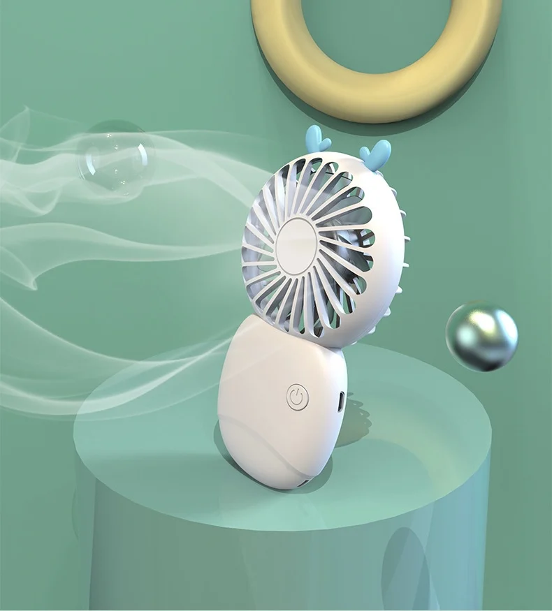 Portable fan mini hand USB charging outdoor desk table cool fan