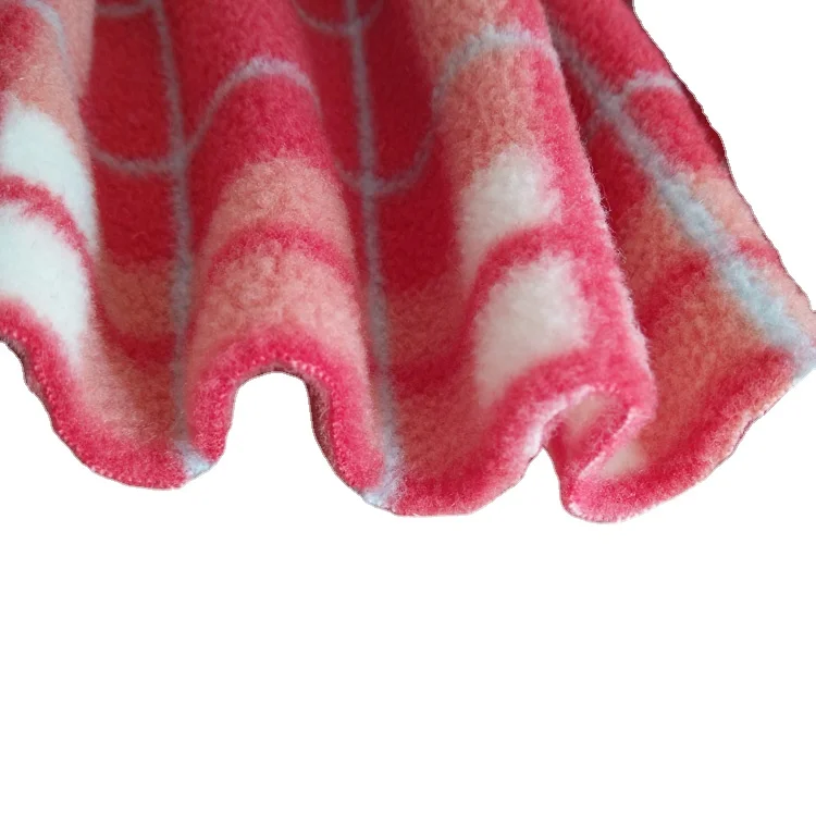 
China manufacture fashion new designed custom printed polar fleece fabric 