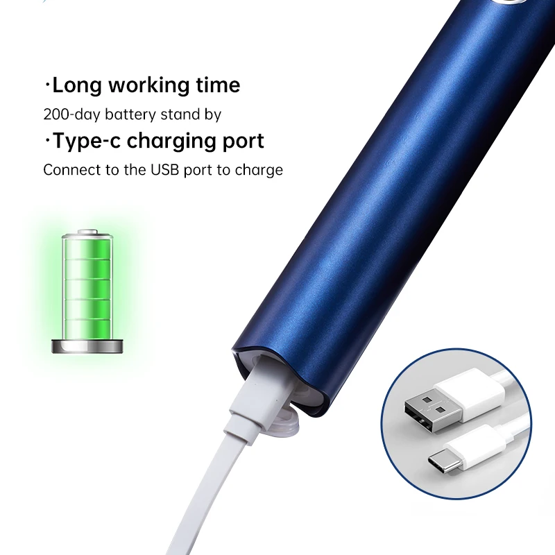 Wholesale electric ultrasonic toothbrush multifunctional smart sonic vibrating electric toothbrush supplier