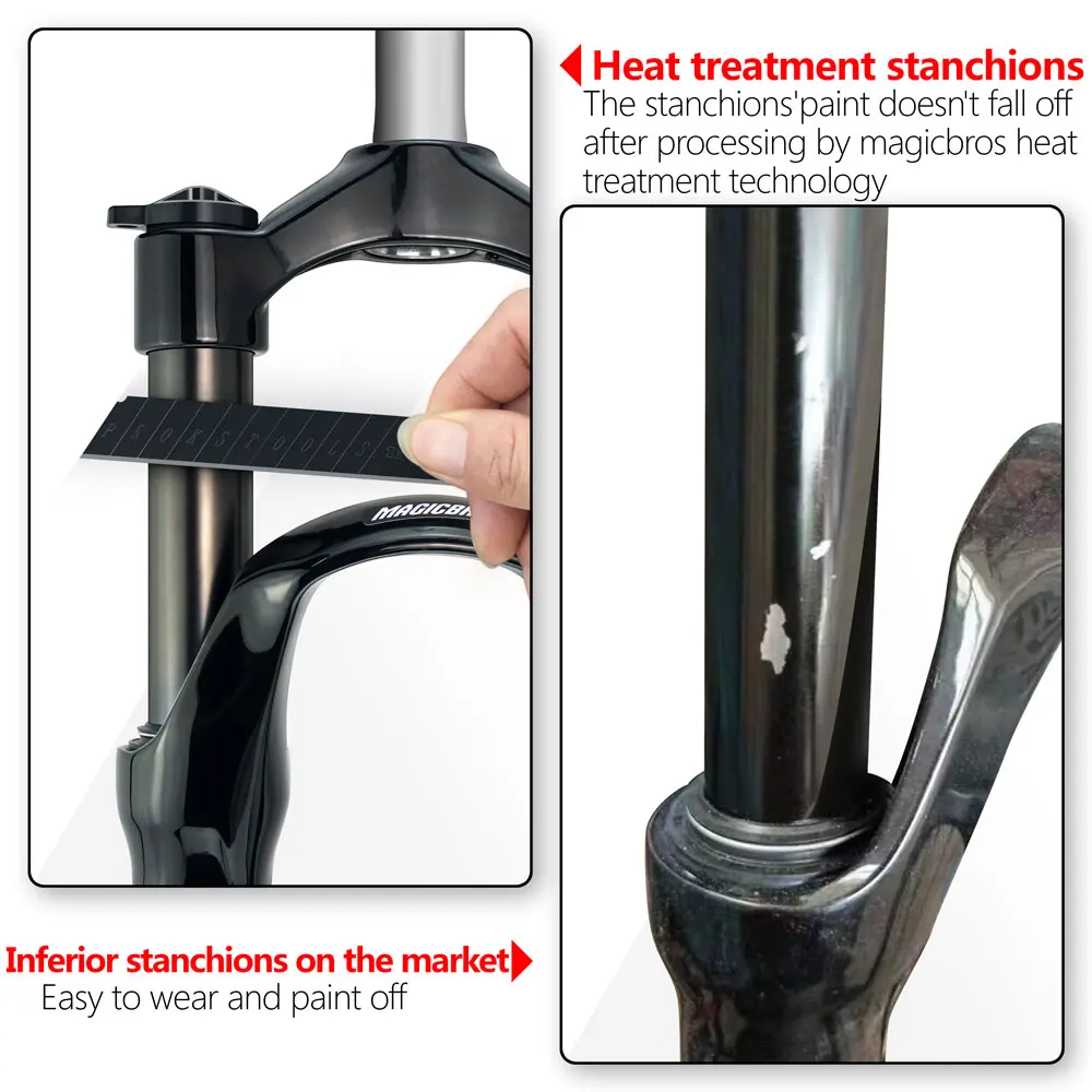 Magicbros Aluminum Alloy Lockable 26 27.5 29 inch Mountain Bike Bicycle Mechanical Fork with Low Price India