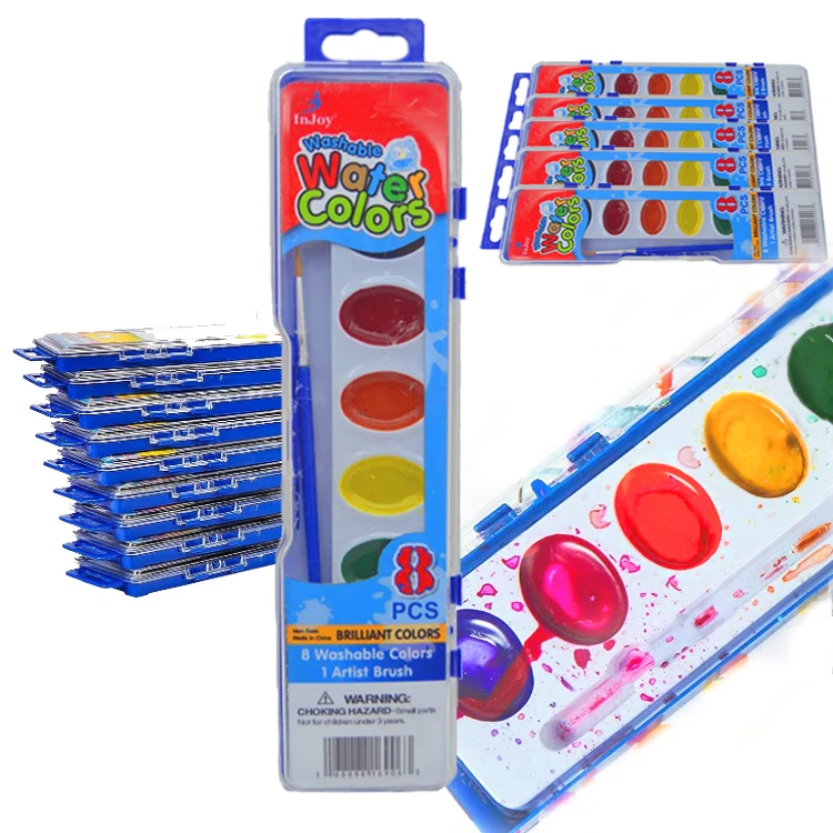 Washable Watercolor with Brushes for Painting Great for Kids and Adults Art Supplies