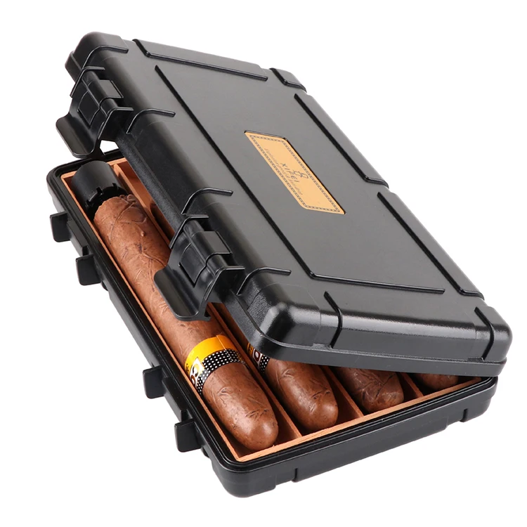 
Wholesale Travel Portable Waterproof Cigar Case,Cigar Humidor 4-Pack 