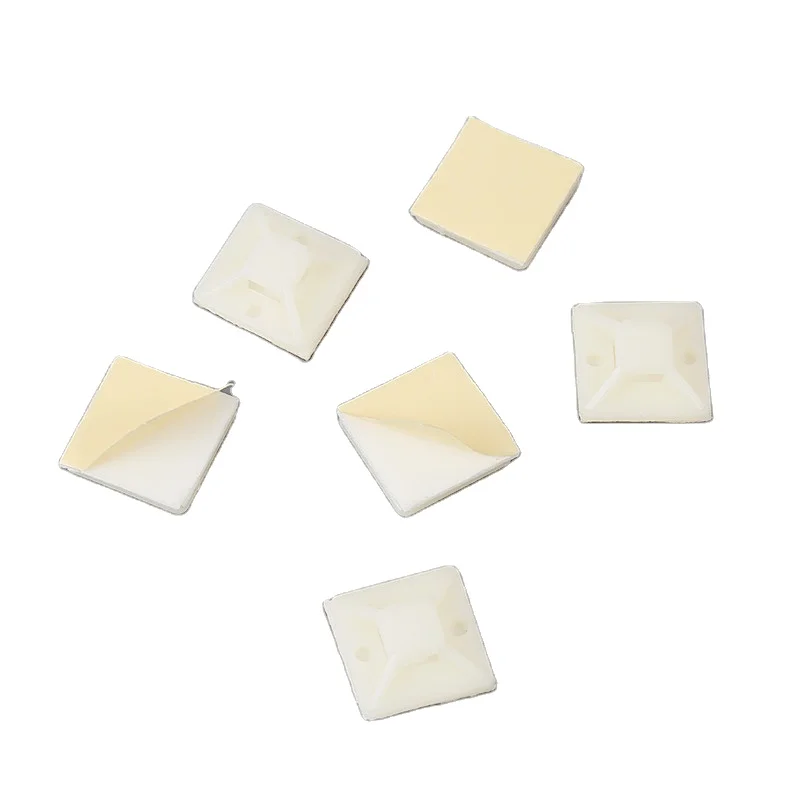 Nylon Cable Tie Mounts TM30 30x30  Cable Tie Mounting Base Self adhesive