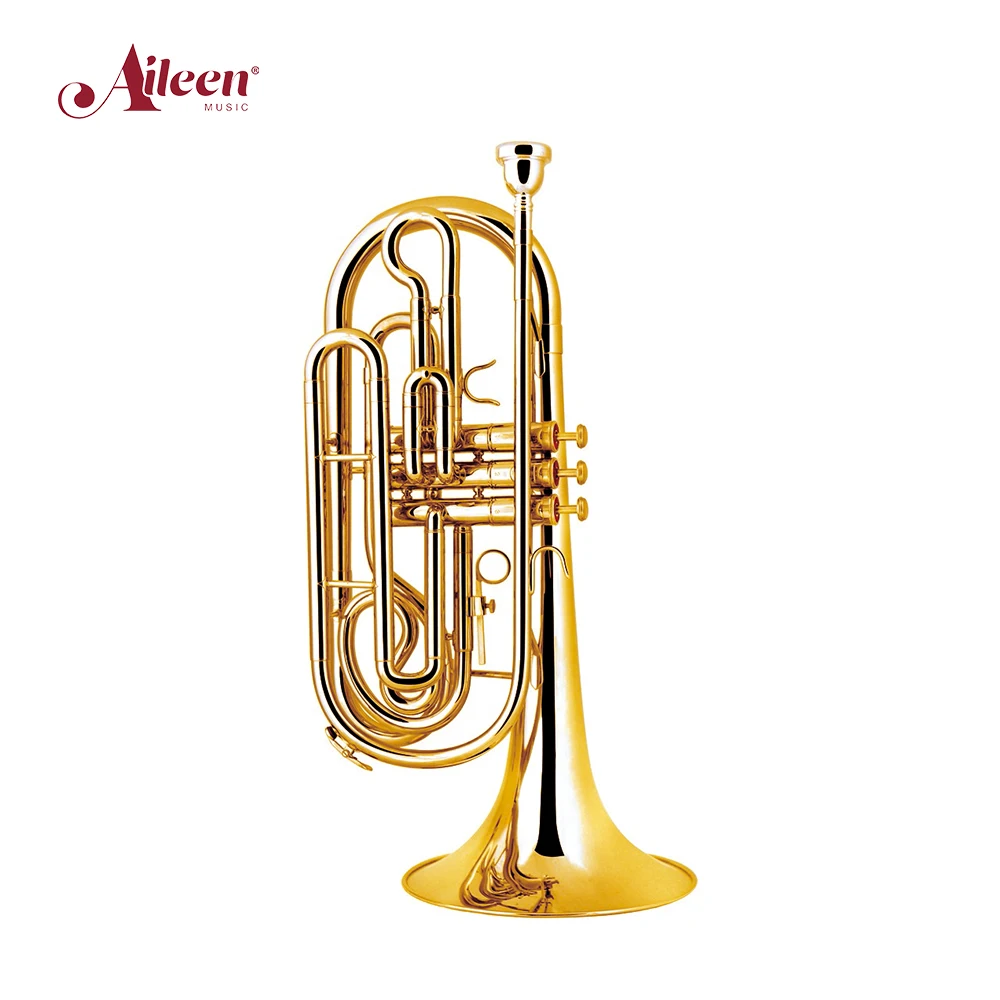 Chinese Factory bB key Marching Trombone Brass Instrument for Sale(MTB-G111G)