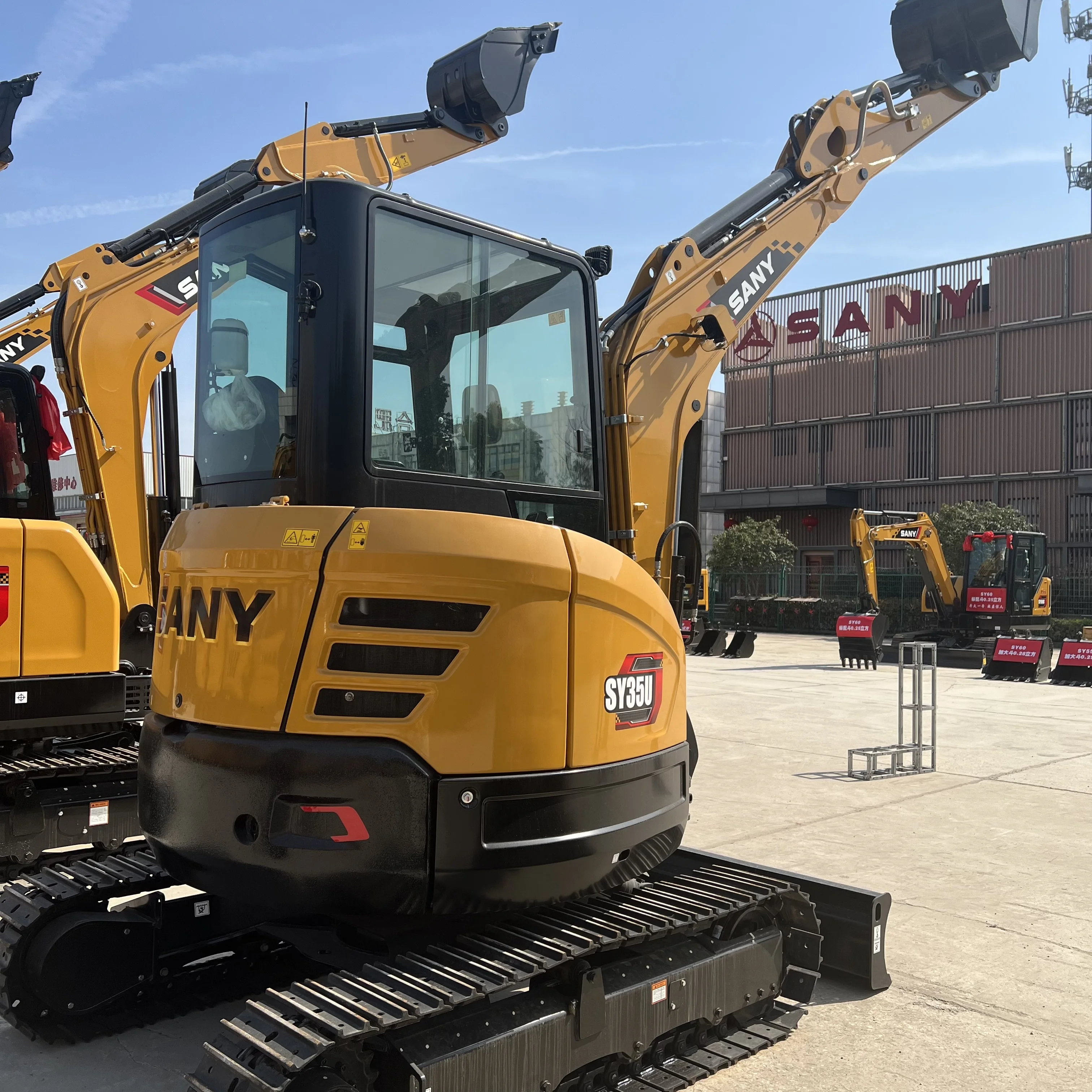 China Brand Mini Excavator sy35u 3.5t Sany 35 Mini Excavator sy35u New Excavator