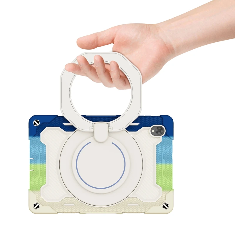 2022 Newest Silicone Tablet Cover Shockproof Tablet PC Case with Ring Kickstand For Lenovo Tab M10 Plus K10 P11