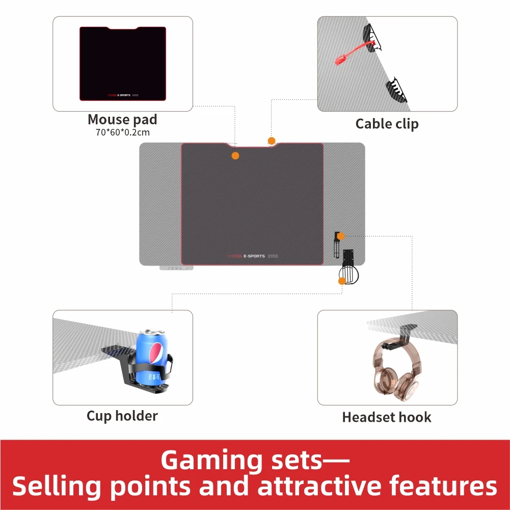 Ergonomic office furniture electric motor standing desk gaming desk table computer gaming desk