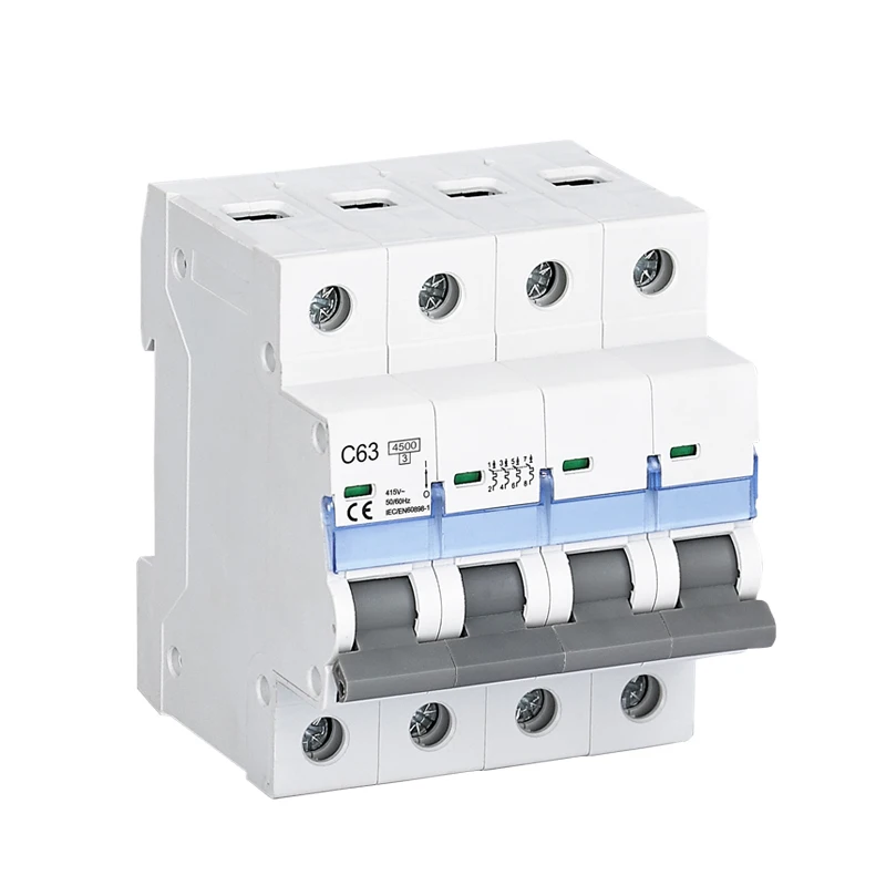 DC  12v 48v 110v 220v 500v 125V  250V MCB 2P-C63 Miniature  Circuit DC breaker for Solar System