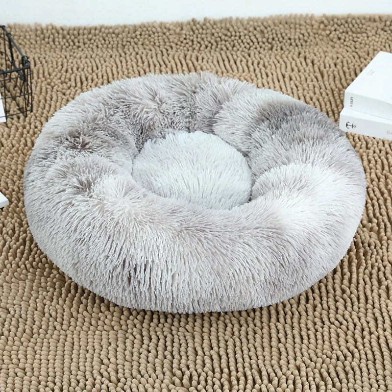 wholesale pet nest beds Detachable and washable colorful dog velvet nest large pet nest cat dog bed warm dog house
