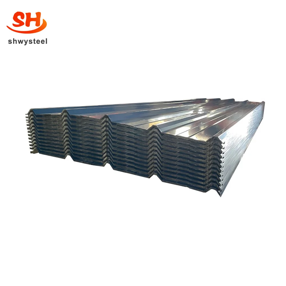 Cheap 22 24 26 28 gauge gi galvanized steel corrugated metal roofing iron sheet 0.35 DX51D full hard zinc aluminum roofing sheet