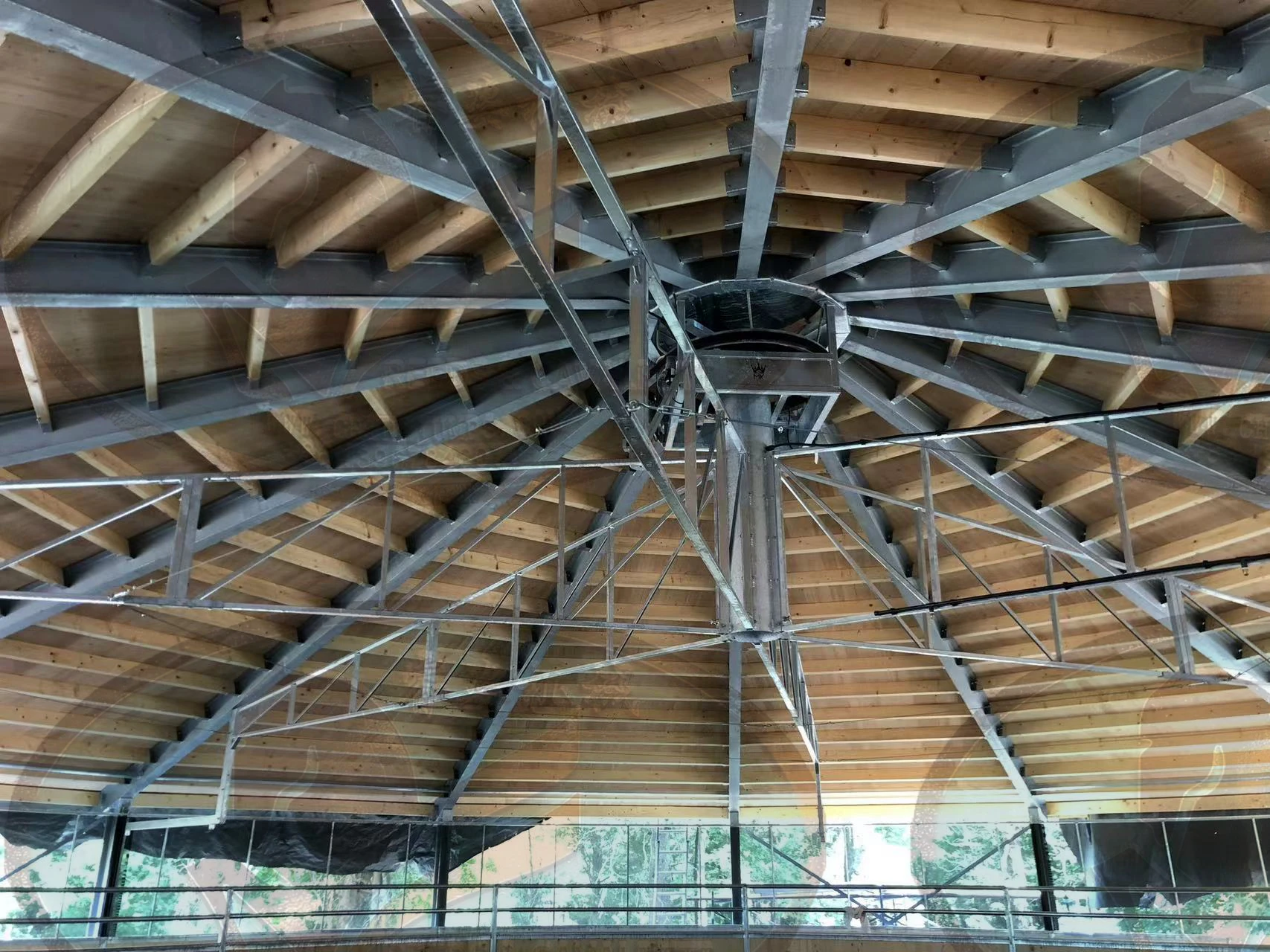 Horse walking machine NQT passed for outdoor equestrian sports products of stables horse walker