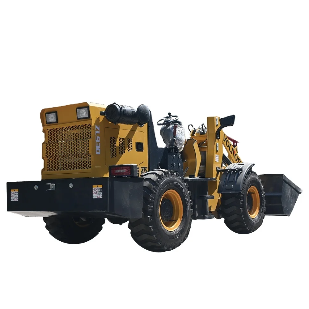 Fully Hydraulic Front End Big Power 1 2 3 Ton Fork Rickshaw Loader