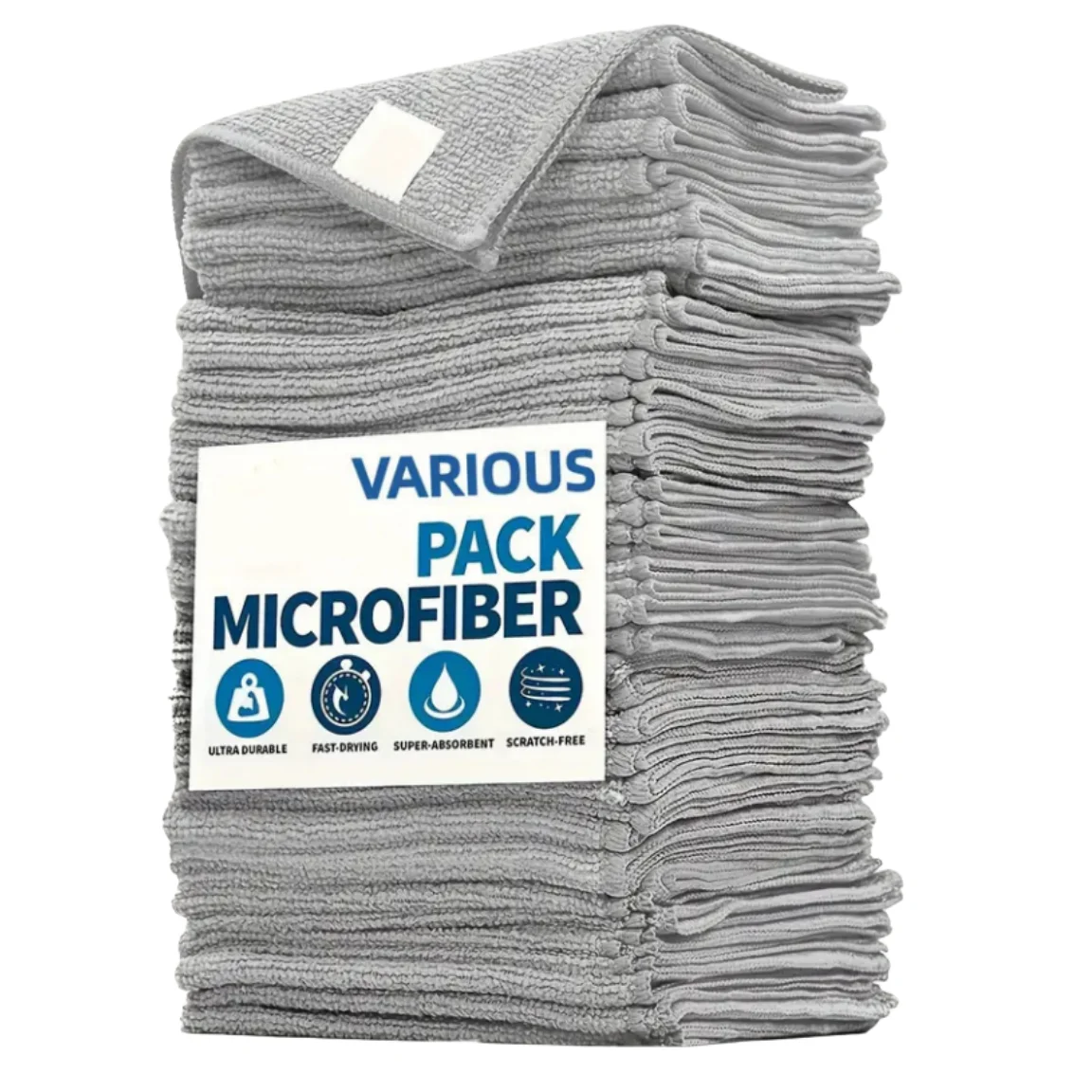 Lumo Custom Microfiber Cleaning Cloths Washable Clean Towels Reusable Wash Cloth Towel Kitchen Microfibre Towels