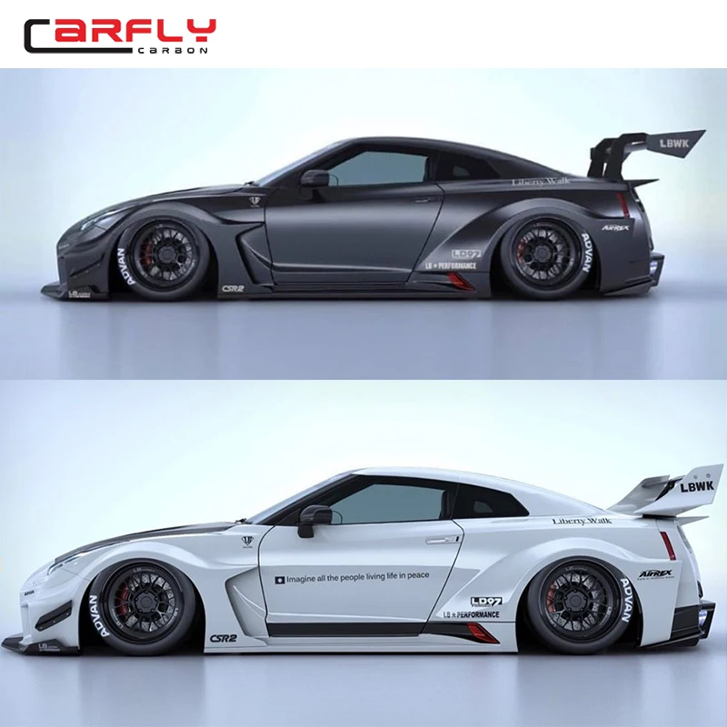  2020 новый стиль LB WORKS GTR R35 GT-R Ver.2 широкий корпус комплект FRP +