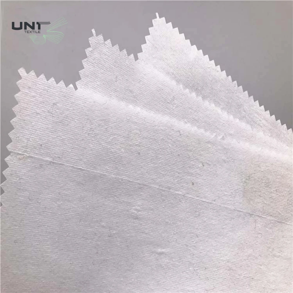80gsm 1080E extra white easy tear away embroidery lining backing paper 1025E recycle cotton nonwoven backing fabric