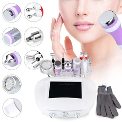 Facial Oxygen Machine Firm Skin Nutrition 9 in1 Microcurrent 3MHZ Saloon Equipments Beauty Salon Exfoliating Acne Scar Removal