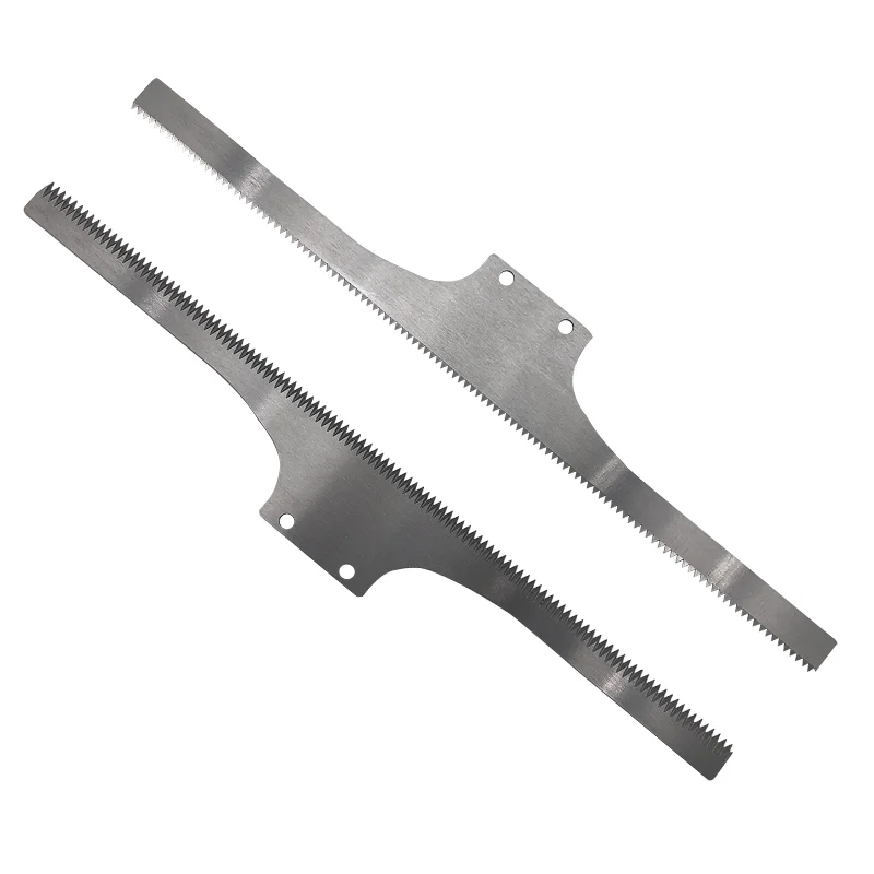 Customized non-standard container thermal sealing tooth cutting knives for tray sealer machine