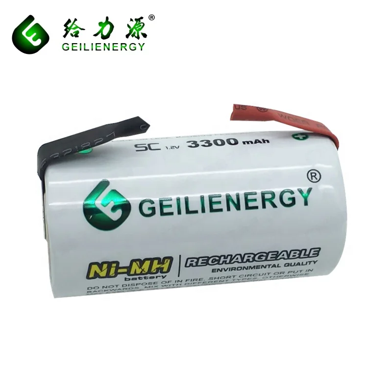 Customized deep cycle solar batteries  Power Tool Battery rechargeable nimh sc 3000mah 1.2v battery