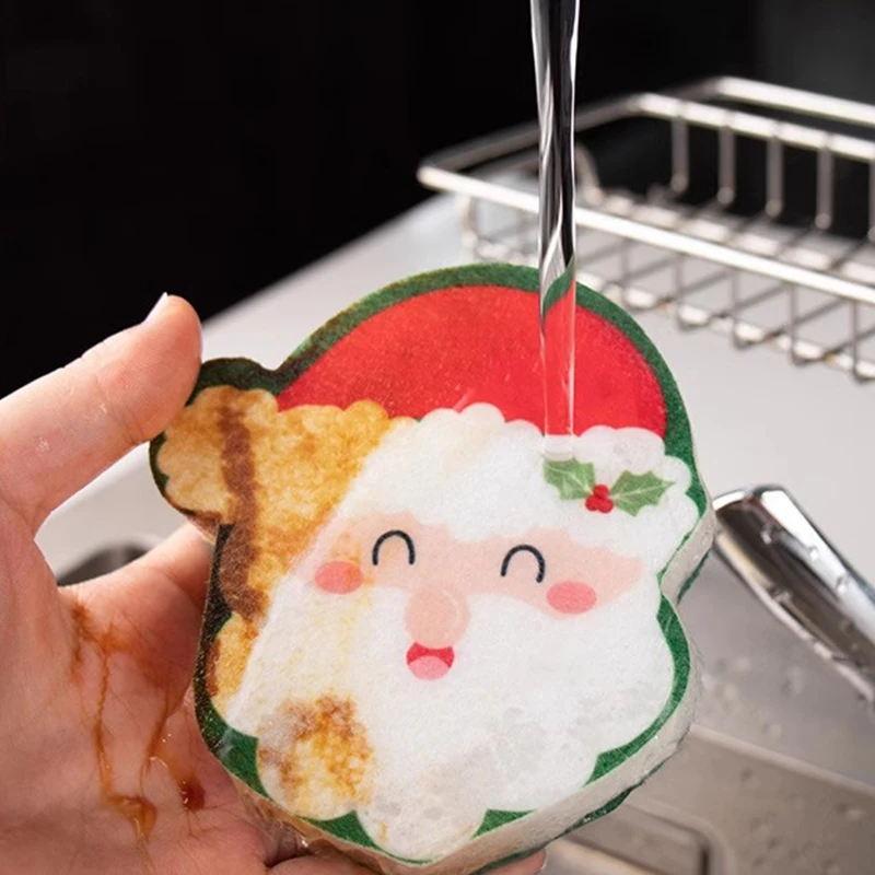 customized hot scrub kitchen cleaning sponge PU sponge yellow animal cute cartoon