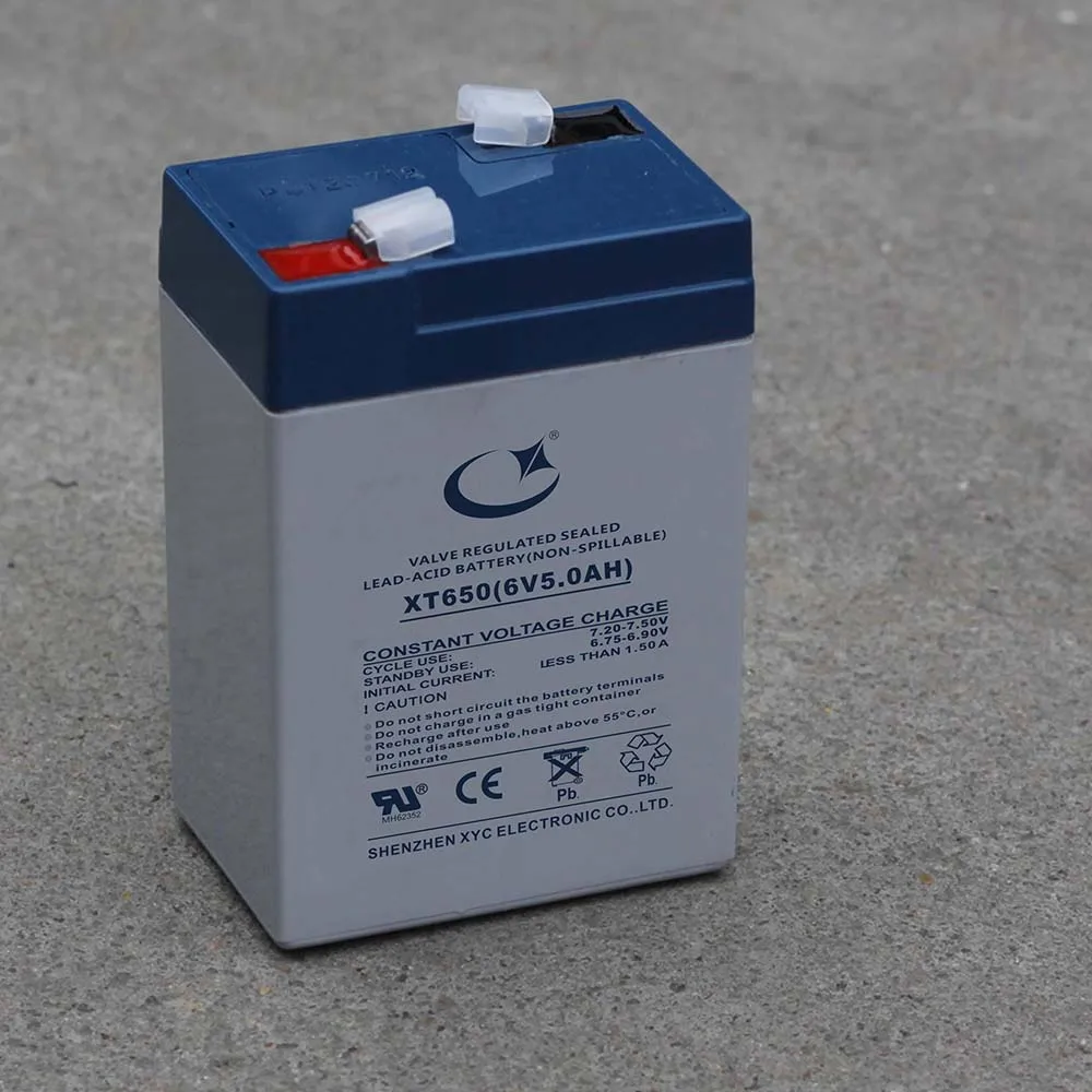Sealed maintenance free lead acid battery SMF battery 6v 4.5Ah