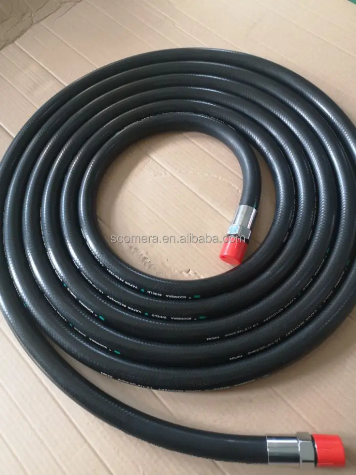 3/4 fuel dispenser hose and fittings flexible nbr oil gasoline hose