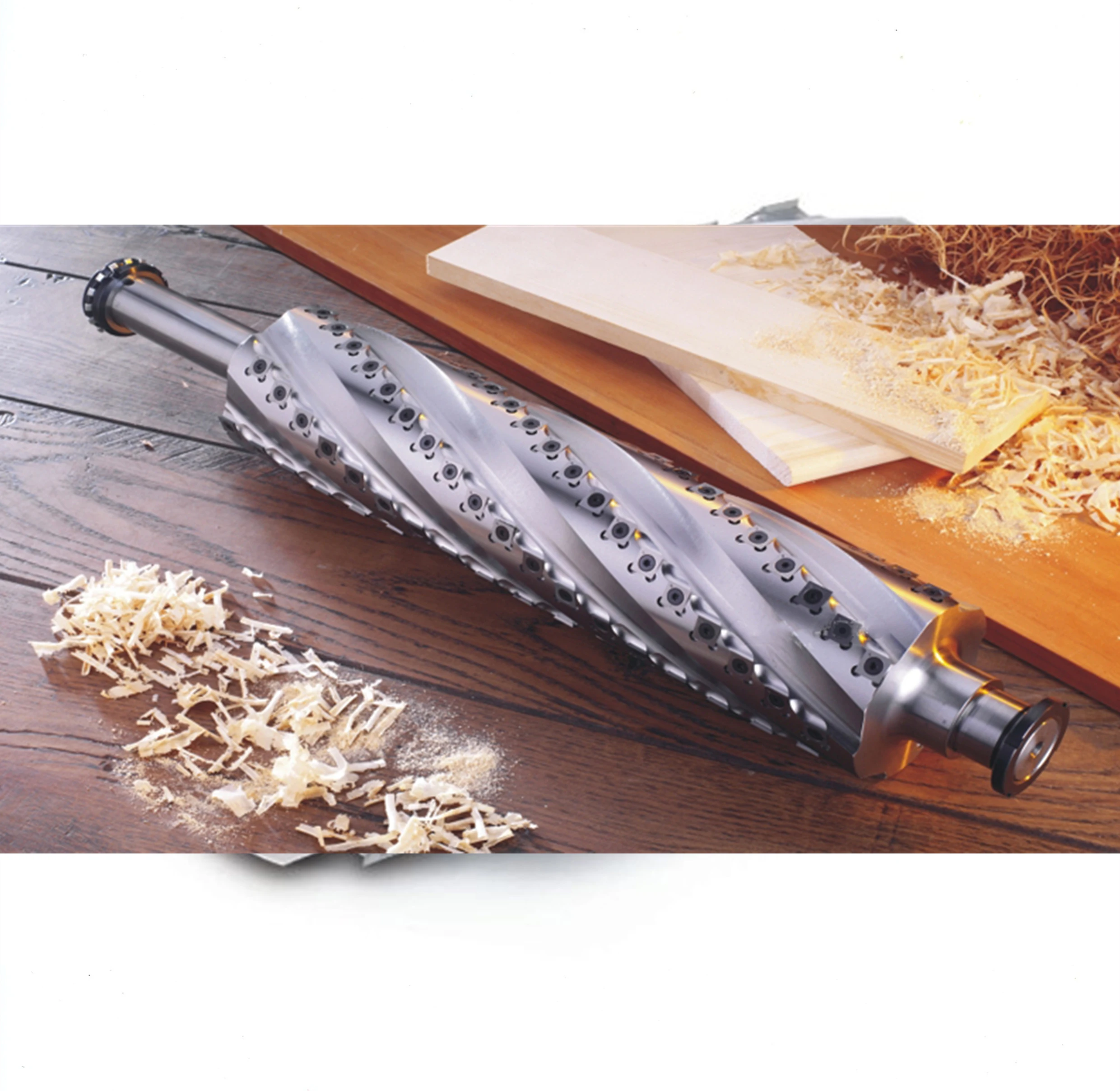 Спиральная головка спирального лезвия для деревообработки древесины, сменная плотная шпиндельная строгальная машина