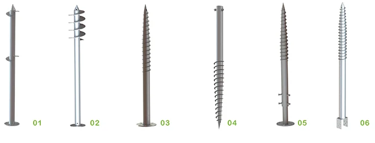 Ground Screw Anchor for Solar Power Mounting System china supplier on sale