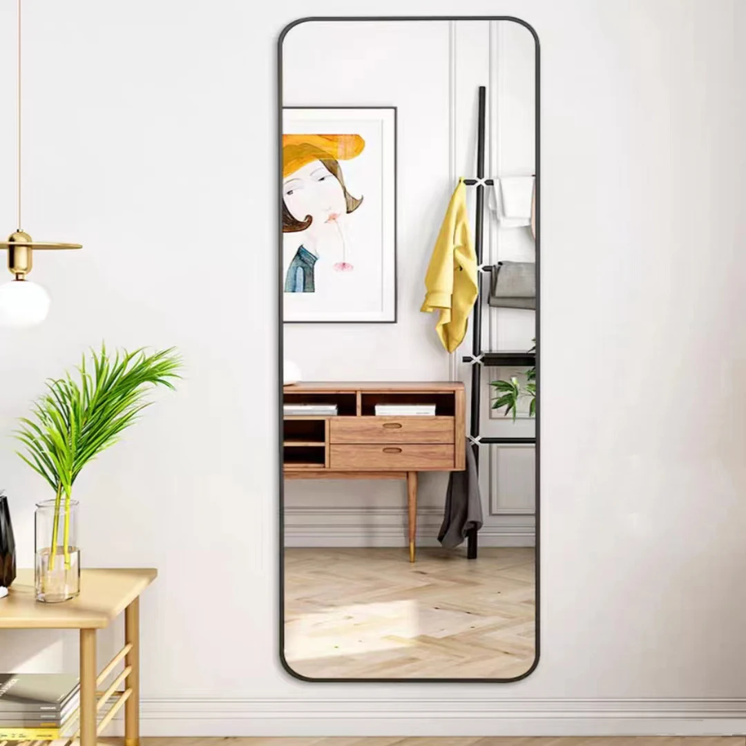 Special Design Decor Mirror Glass Sheet Modern Full Body Long Shape Shower Bathroom Wall Mirror