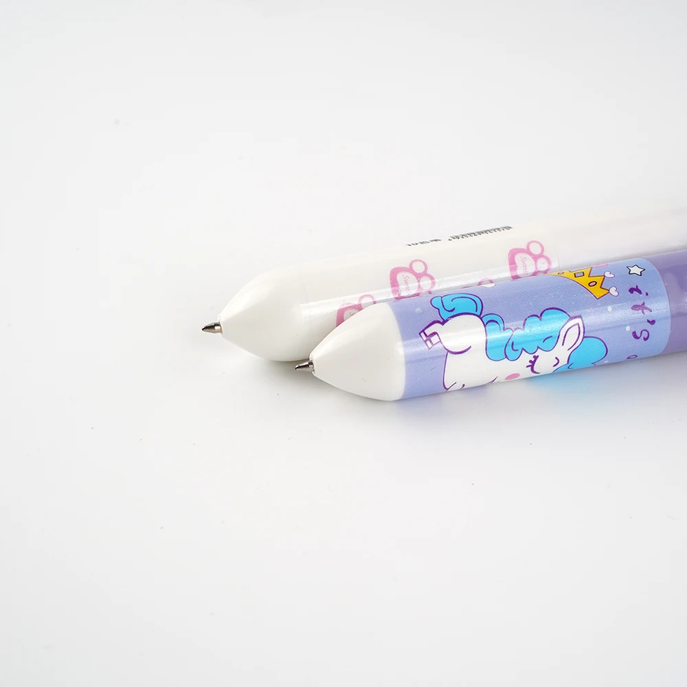 Pen Customize Logo Cute School Supplies 10 In 1 Multi-color Ball Point Pen