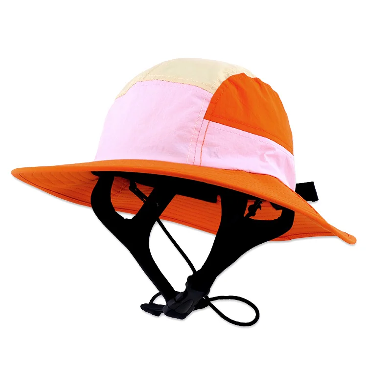 manufacturers hot selling orange women surf hat waterproof for fishing cycling bucket hat custom surf hats