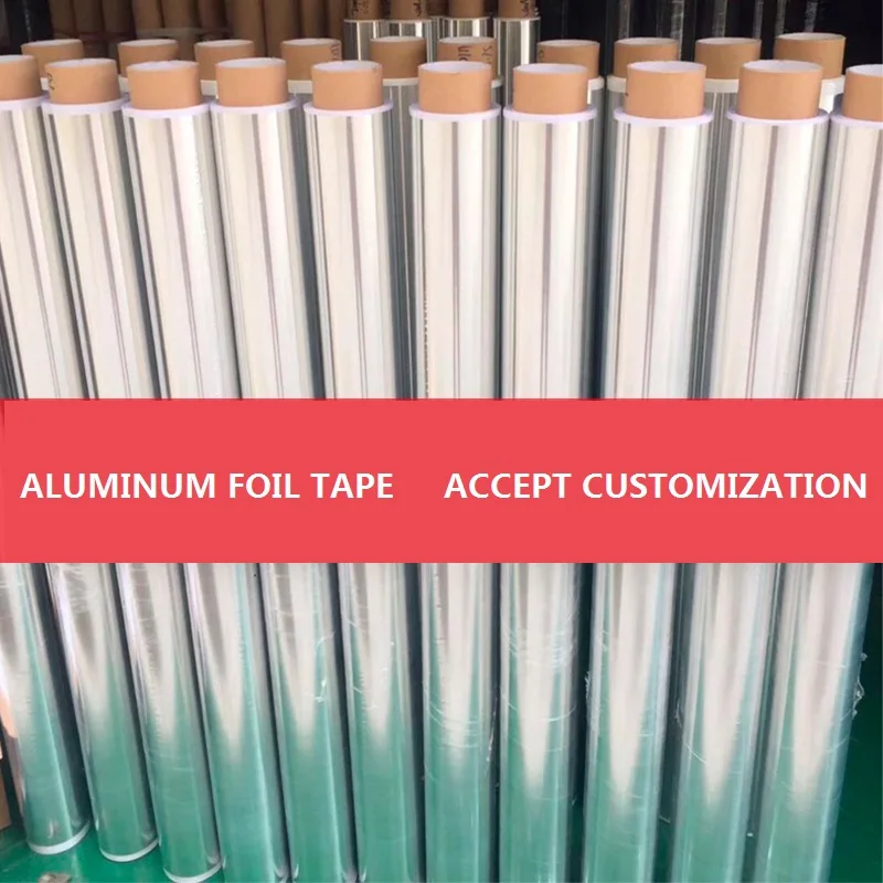 Hot selling 0.05mm leak-trapping flame-retardant thermal insulation self-adhesive aluminum foil tape