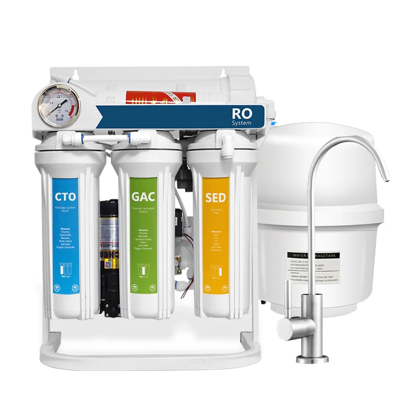 5-ступенчатая домашняя система обратного осмоса с фильтром для воды