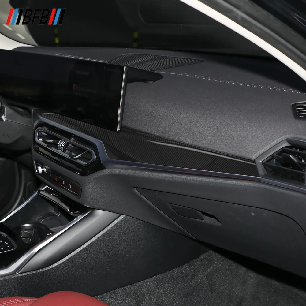 Автомобильные аксессуары из углеродного волокна BFB для BMW 3 серии G20 LCI 2023 + сухая отделка салона центральная консоль