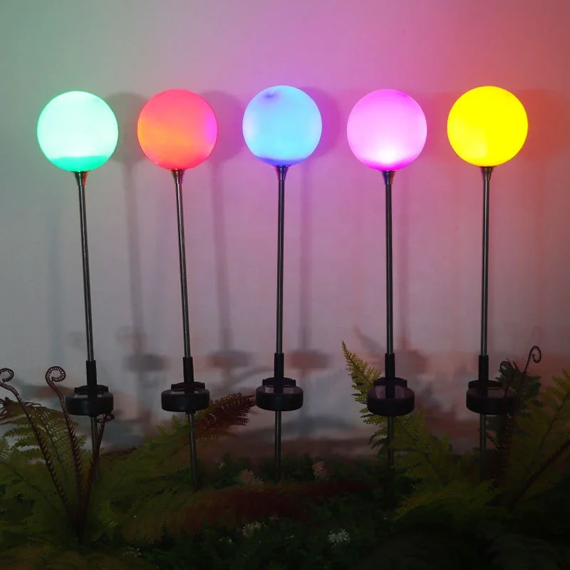 Howlighting Solar ball copper wire lamp outdoor waterproof reed lamp grass decoration lawn garden decorative lights