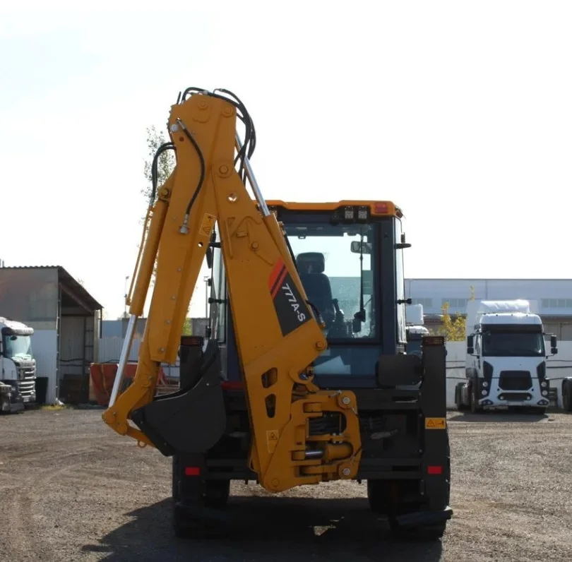 Earthmoving Machinery CLG777A China Mini Compact Tractor with  Front End Loader